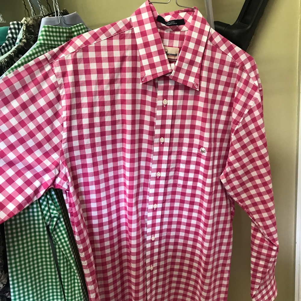Cotton Brothers gingham Button down